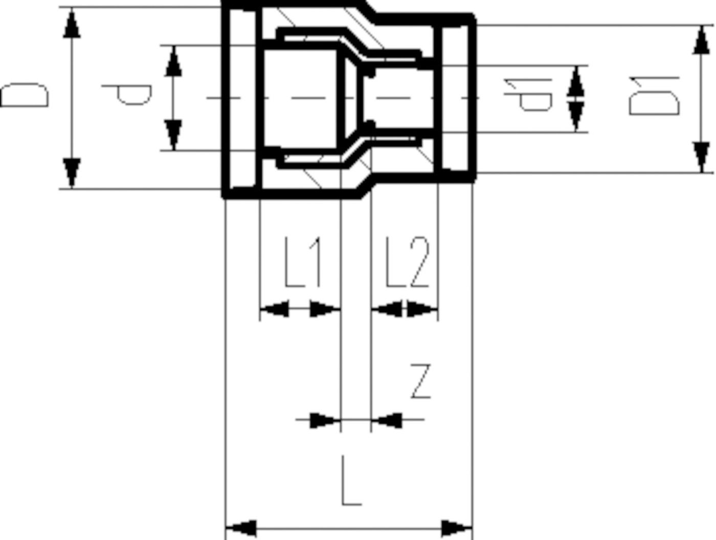 COOL-FIT Reduktion vorisoliert 63/110mm x 32/ 75mm 738 904 212 - GF COOL-FIT 2.0