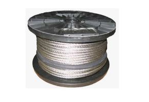 Drahtseil Ø 2mm, PVC 5/2, 6x7 +1 FE Mindestbruchkraft 210kg, Rolle à 100m - Draht, Draht in Ringen