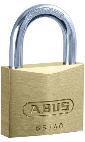 Vorhangschloss ABUS 65/20 KA 6201 Messing, gleichschliessend inkl. 2 Schlüssel - Vorhängeschloss, Sicherheitsbeschläge