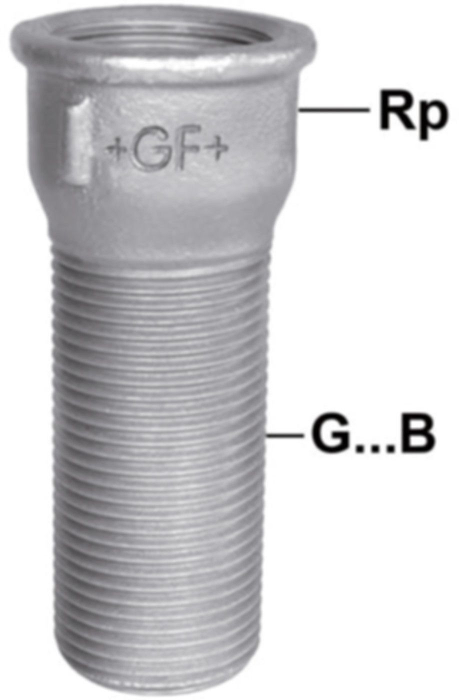 Langgewindemuffen +GF+ 536V