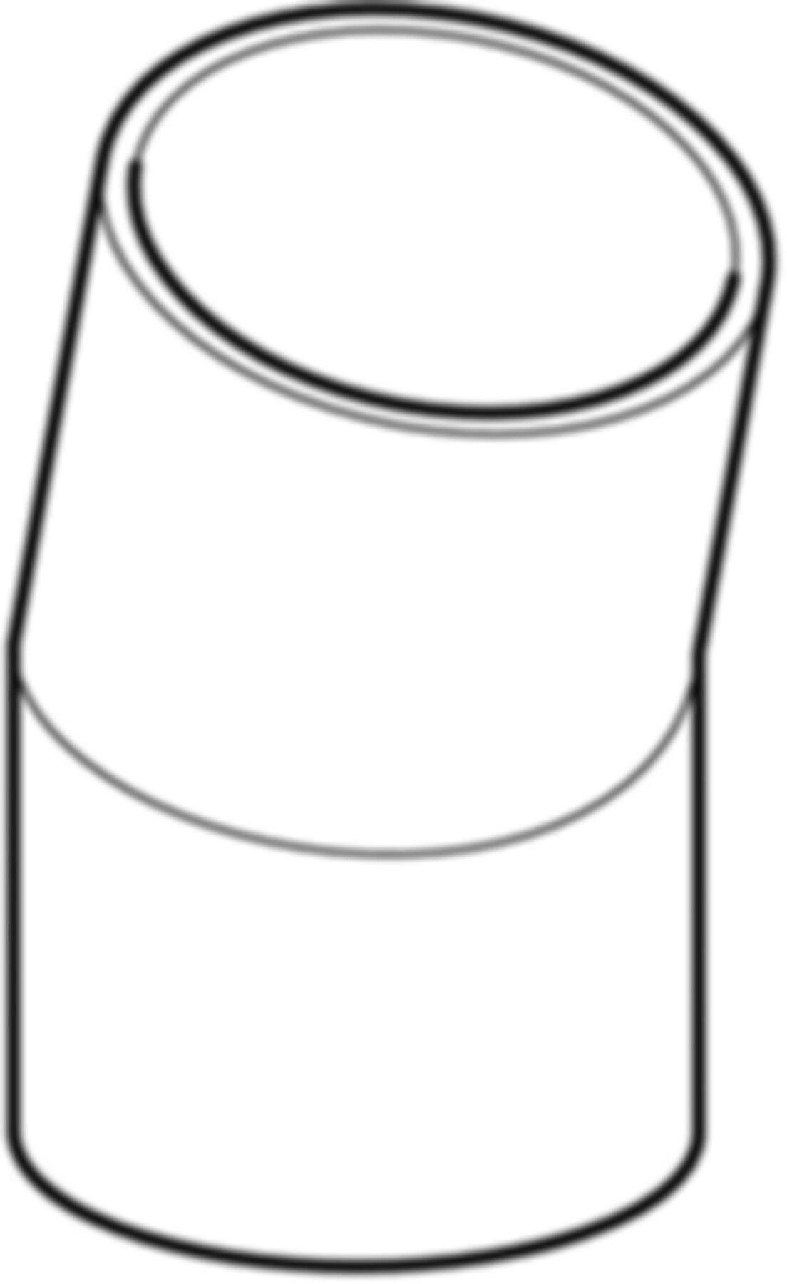 Segmentbogen 15° d 200mm 370.015.16.1 - Geberit-PE-Formstücke