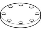 Blindflansch d 160mm 369.748.00.1 - Geberit-PE-Formstücke