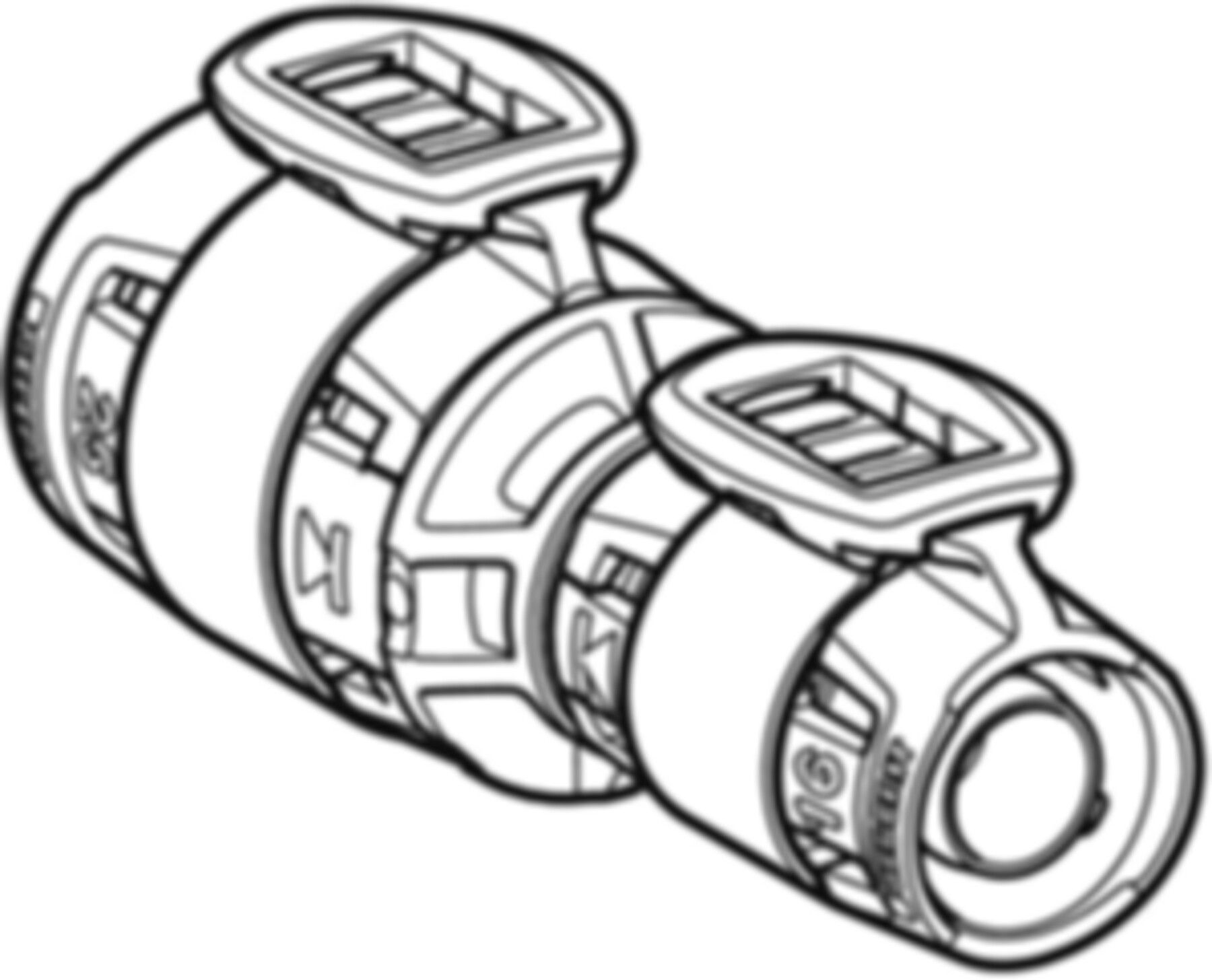 Reduktion 25-16mm 620.032.00.1 - Geberit FlowFit-Rohre/Formstücke