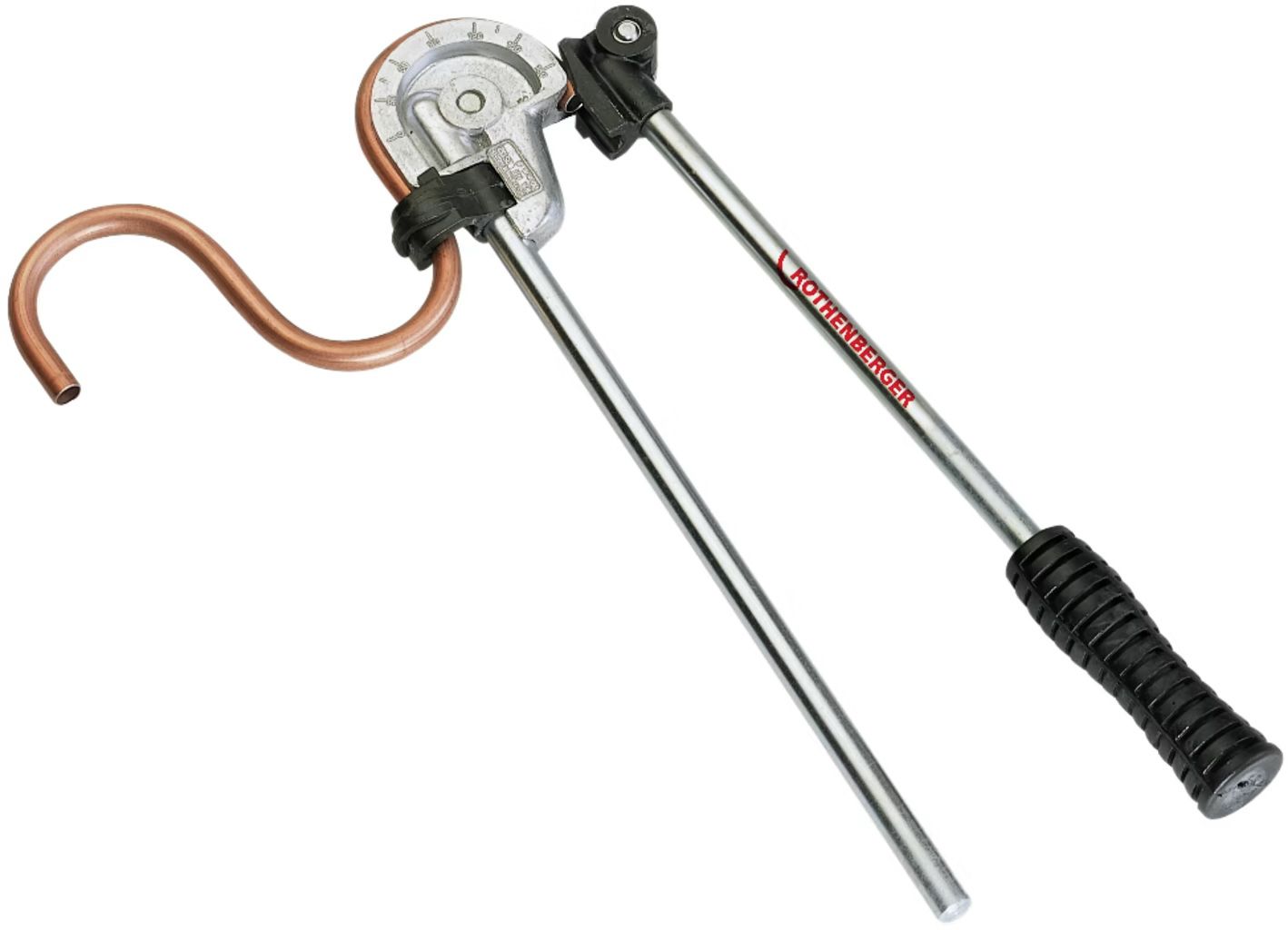 ROTHENBERGER Biegegerät,Biegen bis 180° 2.5131, 8mm, r= 24mm, L= 305mm, Cu/Al/St - Sanitärwerkzeuge