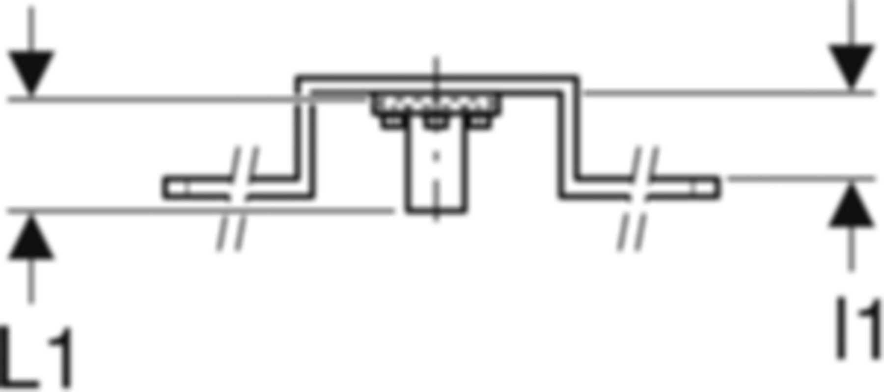 Anschlusswinkel 90° einfach 1/2"- MF1/2" abgesetzt, mit Aussengewinde 632.851.00.2 - Geberit-Push Fit-Formstücke