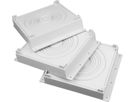 Eurobox Typ EB4 205x205x40mm Anschlussrohr 50-160mm stabelbar - Einlegehilfen