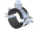 Universalrohrsch. m/Gummi 11/4" 38-43mm ohne Muffe, M8/M10/1/2" 50.505 - Schänis-Rohrschellen