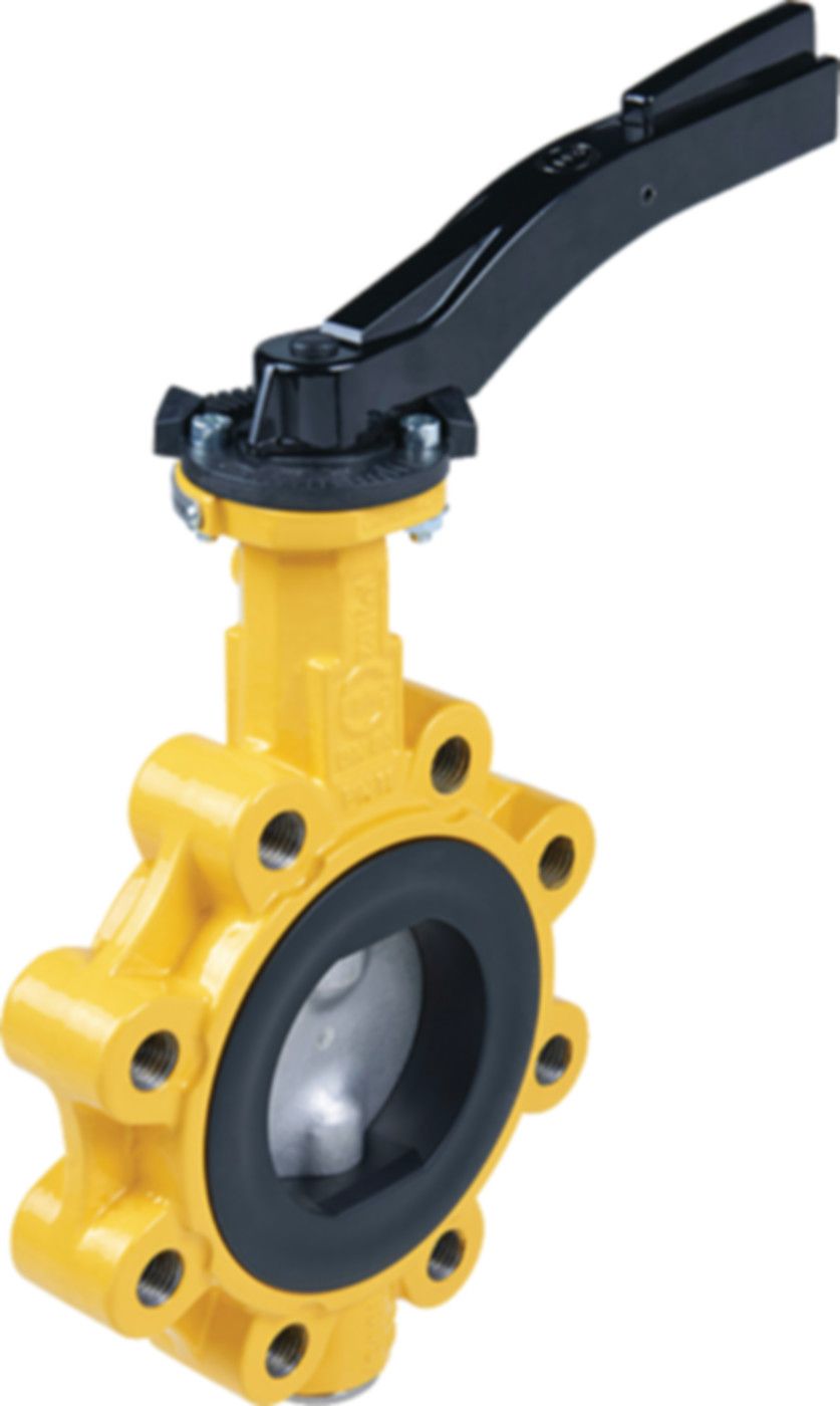 Absperrklappe mit Handhebel Typ LT 9936 für Gas DN 50 PN 16 - Hawle Absperrklappen