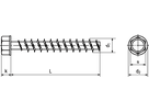 Gewindestangen SPAX® St vzb BN20548 Ø16 x 1400 - Bossard Schrauben