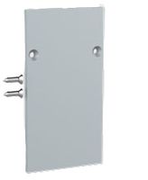 Aluminium Stirn Abdeckblech OneSide Trockenverglasung, 135 x 70 x 5 mm - INOXTECH-Handlauf-/Geländer-System