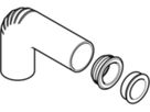 Sifon-Anschlusswinkel d 63/ 56mm 306.906.14.1 - Geberit-PE-Silent-Formstücke