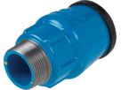 Steckfitting mit Aussengewinde 6100 d 50mm - 1 1/2" - Hawle Steckfittinge
