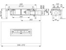 Ablaufgehäuse DallFlex waagrecht 56/63mm 5-539021 zu Duschrinne CeraFloor und CeraWall - SCHACO Entwässerungstechnik
