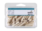 Hettich Holzdübel Buche, 6 x 30mm, à 50 Stk - Diverse Möbelbeschläge und Zubehör