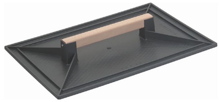 Taloschen, eckig, Kunststoff L= 440mm, B= 150mm, mit Holzgriff - Bauwerkzeuge