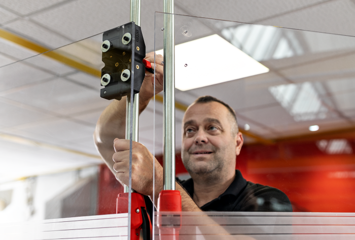 BESSEY Multifunktionshalterung STE-MH-SET 2tlg. Passend zu Deckenstützen STE und ST - Bauwerkzeuge