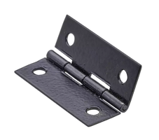 Hettich Scharnier Stahl schwarz, 25 x 18 x 0.8mm, à 2 Stk - Diverse Möbelbeschläge und Zubehör