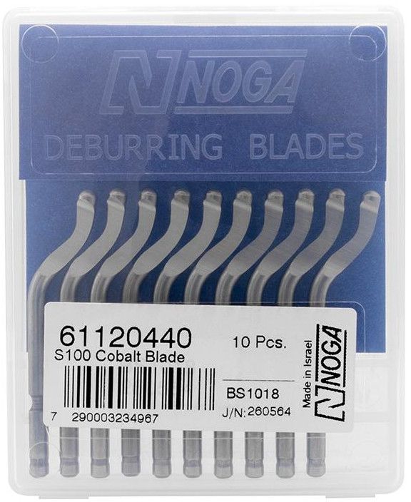NOGA Entgraterklingen, HSS-E5 BS1018 S100, für Plastik + Hartmaterial - Metallbauwerkzeuge