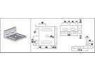 Aluminium Befestigungswinkel AIMgSI EN AW 6060-T66 117.5 x 55 x 12 mm - INOXTECH-Handlauf-/Geländer-System