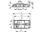 Befestigungsplatte zu Kugelhah. 16-32 mm 167 484 110 - GF Hart PVC-U Formstücke