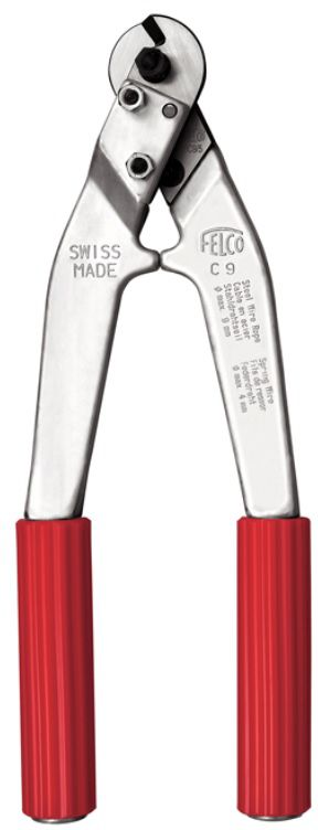 FELCO Zweihand-Drahtseilschere FELCO C9, bis Ø 9 mm, L = 325 mm - Zangen, Schneiden