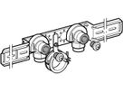Anschlusswinkel 90° zweifach 153mm 1/2" für WT, abgesetzt, mit AG 632.871.00.2 - Geberit-Push Fit-Formstücke
