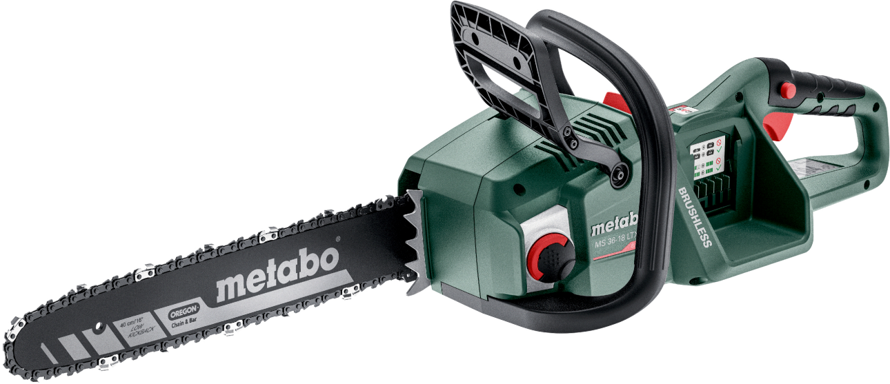 Akku-Kettensäge MS 36-18 LTX BL 40 ohne Akkupack, ohne Ladegerät, in Karton - Metabo Elektrowerkzeuge