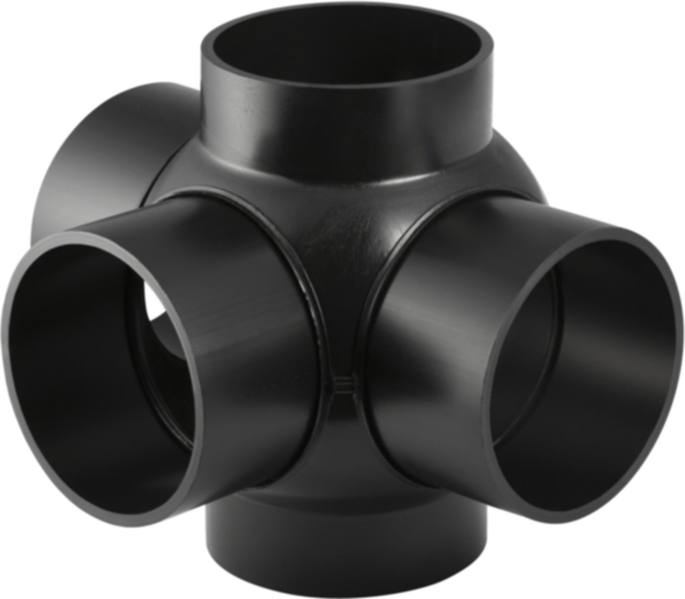 Mehrfach-Abzweig 3-teilig 90° d 110/110mm 367.605.16.1 - Geberit-PE-Formstücke