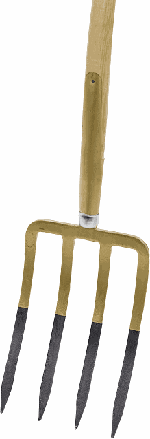 OFFNER Grabgabel 4 Bajonettzinken, 29cm - Gartenbauwerkzeuge