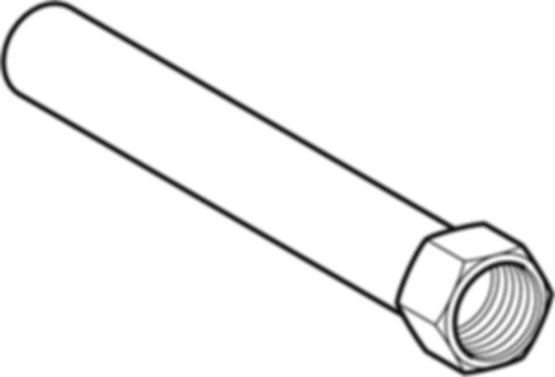 Übergang mit IG 22 x 1/2" 90935 mit Steckende lang - Mapress-Sanitär-Presssystem-Formstücke