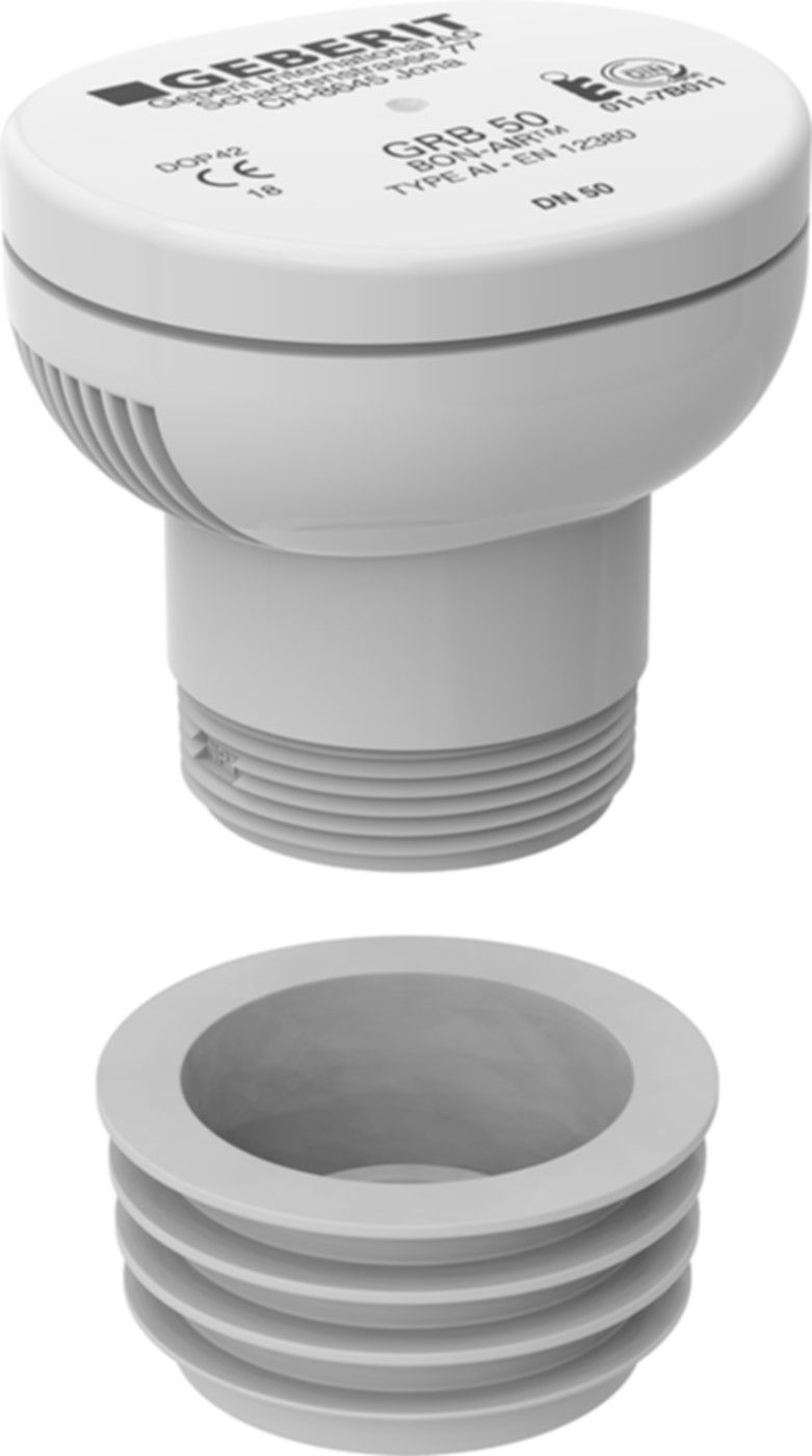 Rohrbelüftungsventil GRB 50 für PE 50mm-11/2" f/Rohre 32-63mm 359.900.00.1 - Geberit-Dämmung / Brandschutz