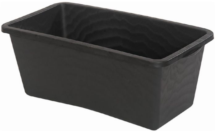 Pflastermulde, eckig, Kunststoff 65L, 69.5 x 35.5 x 30.0cm - Bauwerkzeuge
