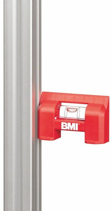 BMI Wasserwaage mit Magneten 7cm, Messgenauigkeit 1mm/m - Nivellieren