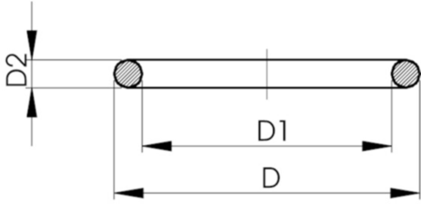 Anschlussdichtung EPDM zu 546 d25 DN20 748 410 106 - GF Hart PVC-U Formstücke