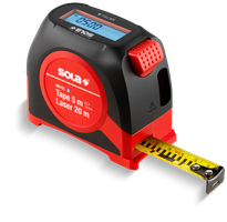 METEC Digitales Rollbandmass 2 x 1.5V (AAA) Batterien, Gürteltasche, Quickstart - Längenmessen