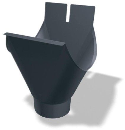 PREFA Rinnenkessel 250/80 mm P.10 Anthrazit - PREFA Dachentwässerungssysteme