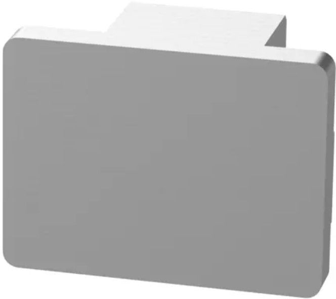 Endkappen Eckig zu Ganzglasgeländer Handlauf 40x30mm , 1.4301 , geschliffen - INOXTECH-Handlauf-/Geländer-System