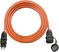 BRENNENSTUHL Verlängerungskabel 10m, GD 3x1.5mm², Orange, (Gummi) - Lampen, Leuchten