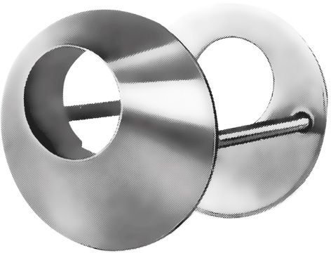 Sicherheitsrosette A 50 CNS 14mm rund, A 50/14 CNS - Vorhängeschloss, Sicherheitsbeschläge