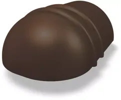 PREFA Gratreitervorkopf glatt 01 P.10 Braun 110323 - PREFA Dachsysteme