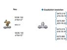 Armaturenanschluss einfach 1/2"-16mm mit loser Mutter 5536.150 - JRG Sanipex-Rohre und Formstücke