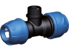 Übergangs-T-90° mit Aussengewinde d 40mm - 1 1/2" 158 400 211 - GF iJoint-Klemmverbinder