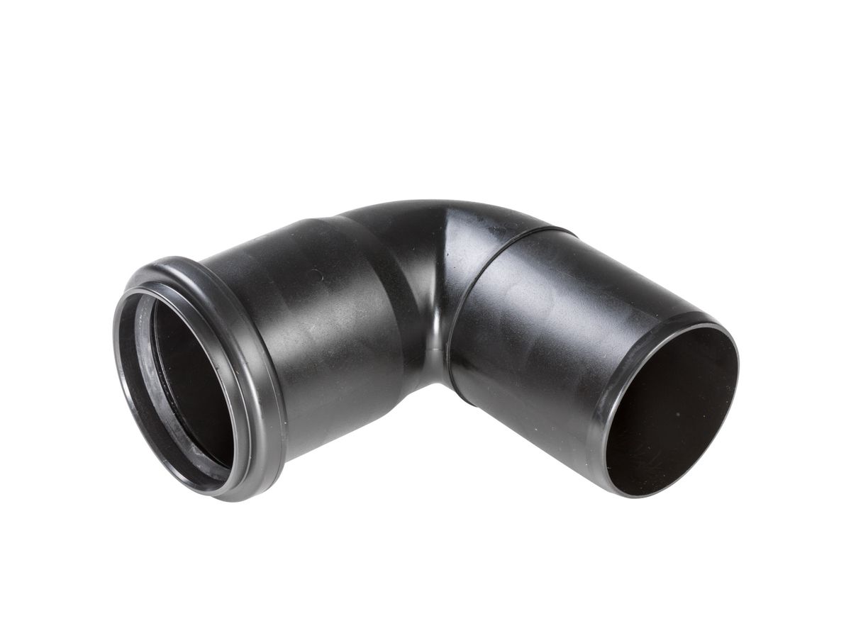 Bogen aus PEHD, gespritzte Ausführung NW: 110mm 15° - Schwarz Stahl AG ...