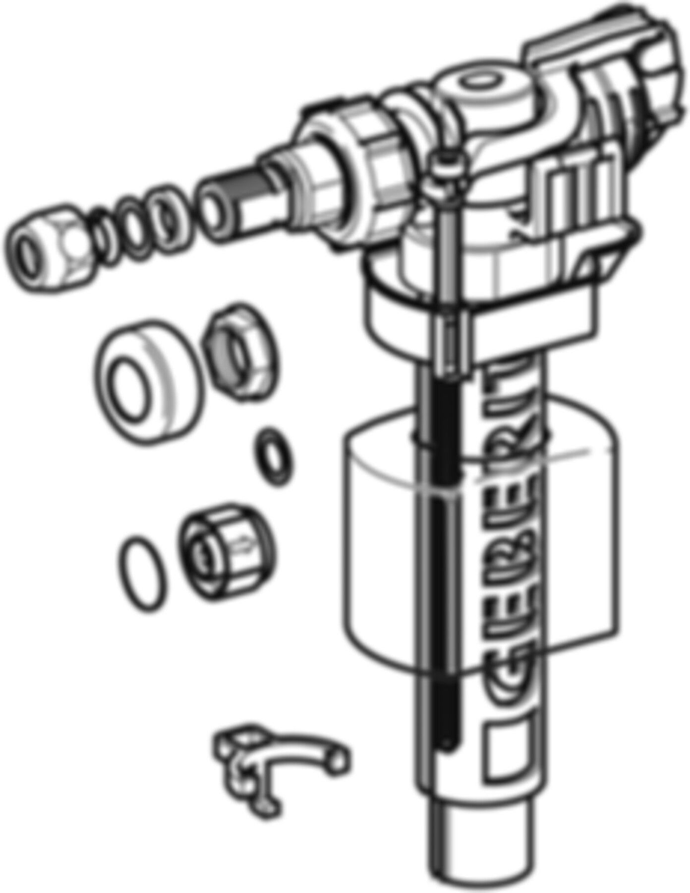 Unifill Schwimmer Füllventil Typ 380 3/8" 240.719.00.1 - Geberit-PE-Formstücke