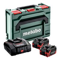 Basis-Set LiHD Xtreme 8.0Ah 18V LiHDX, 2 x 8.0Ah + Ladegerät in metaBOX - Metabo Elektrowerkzeuge