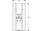 GIS Paneel Waschtisch-Element 461.074.00.1 für Einlocharmatur - Geberit-Duofix
