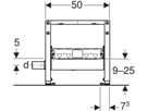 Duschelement mit Wandablauf 56mm 111.592.00.2 - Geberit-Duofix