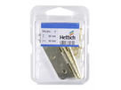Hettich Zierscharnier vermessingt, 60 x 40mm, à 2 Stk - Diverse Möbelbeschläge und Zubehör