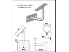 Geschw Wandkonsole eck waag bewegl vers HI. 48.3/ 12 mm rechts geschl. 1.4301 - INOXTECH-Handlauf-/Geländer-System