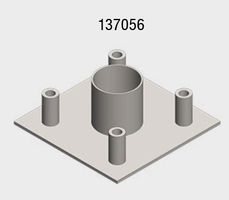 Multi-Befestigungskonsole Einklebehilfe - INOXTECH-Handlauf-/Geländer-System
